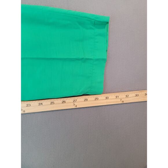 VTG Jill Martin High Rise Pleated Pants Green M USA Made Trousers EUC - Picture 8 of 11